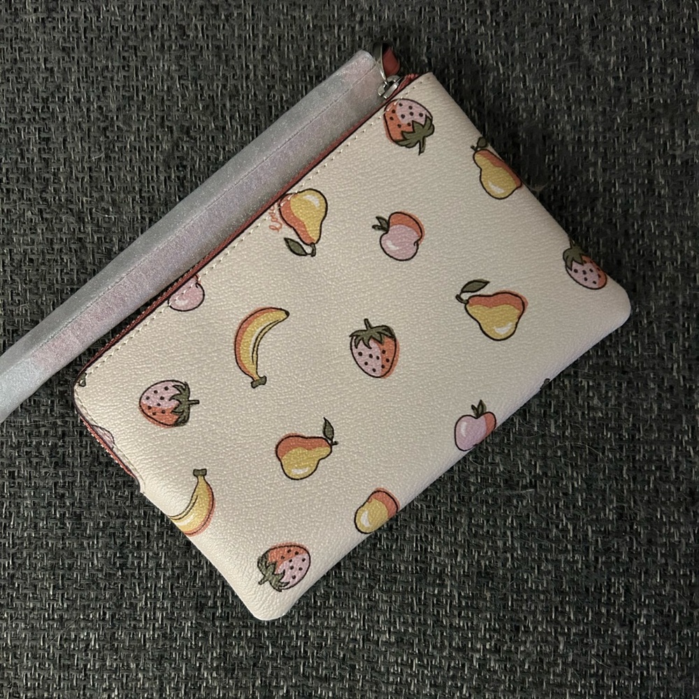 SALE!!! NWT Coach mixed fruit wristlet!! PRICE FIRM - Picture 5 of 5